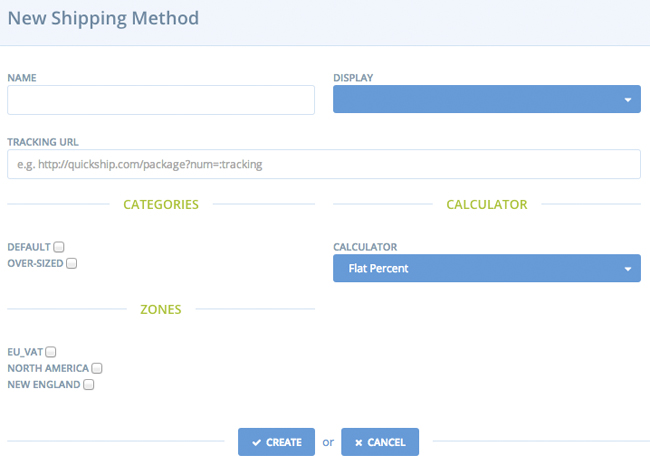 Shipping Method